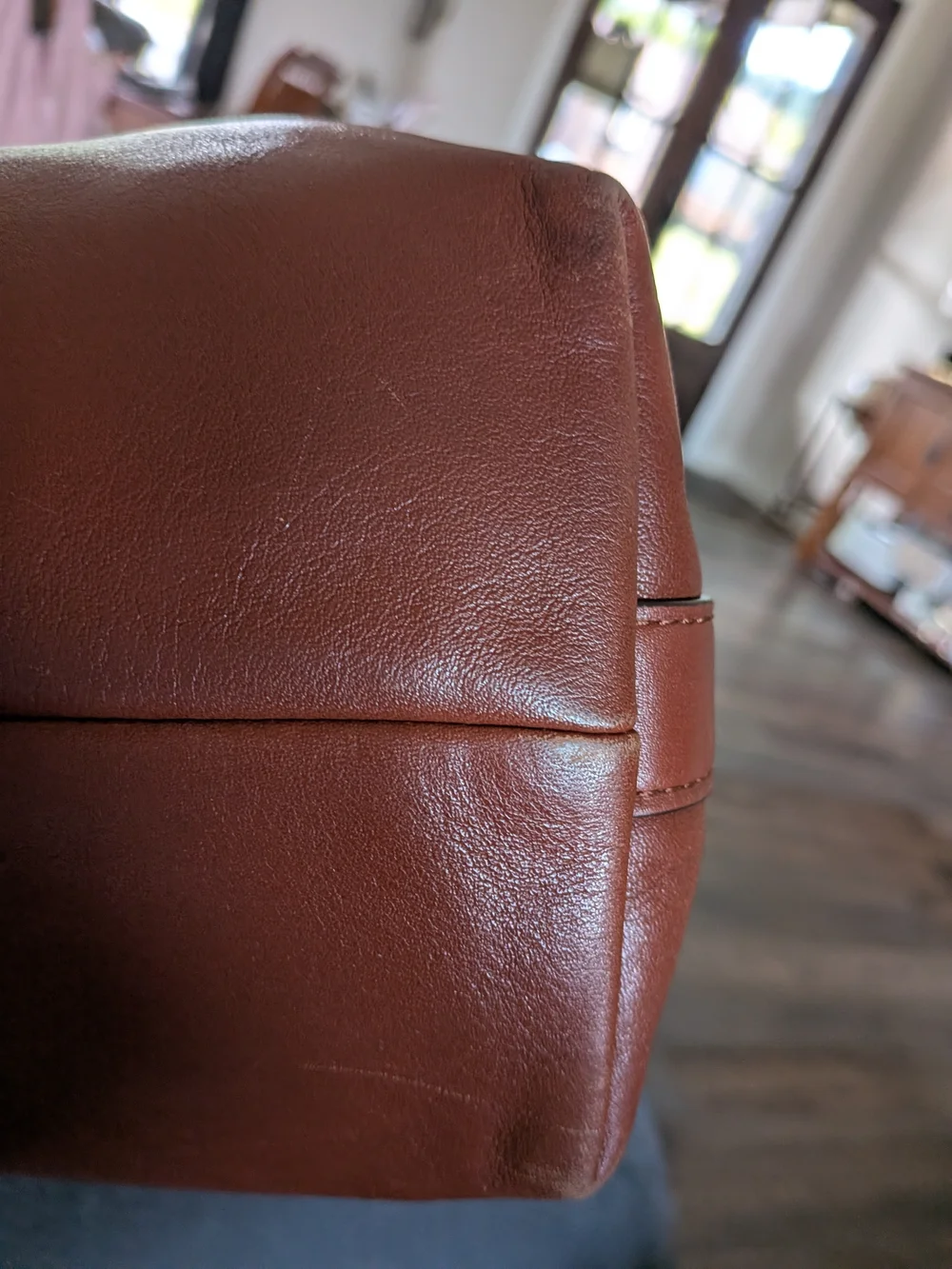 Coach Legacy Cognac Leather Rory Satchel (M1220-19892)_9